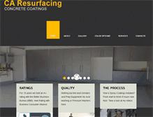 Tablet Screenshot of ca-resurfacing.com